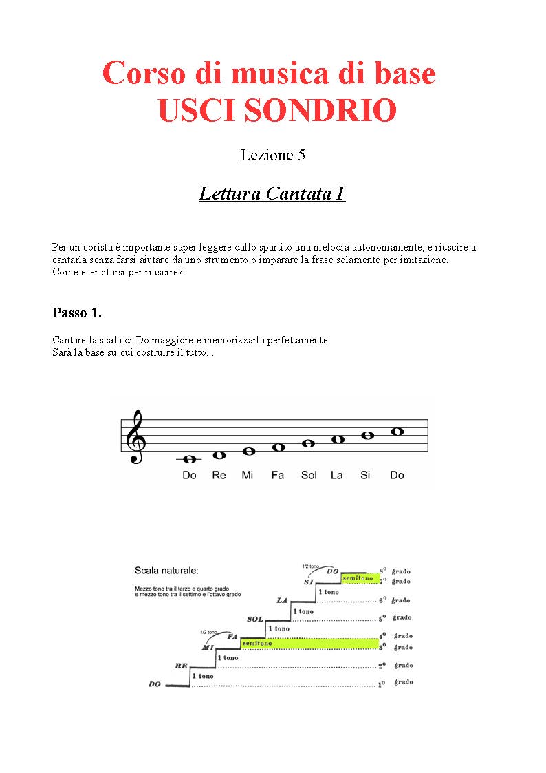 Lezione 5 Pagina 1